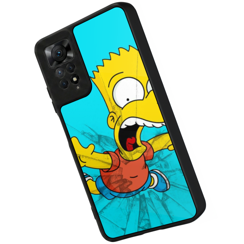 Xiaomi Redmi Note 12 Pro Uyumlu The Simpsons Tasarımlı Glossy Premium Kılıf