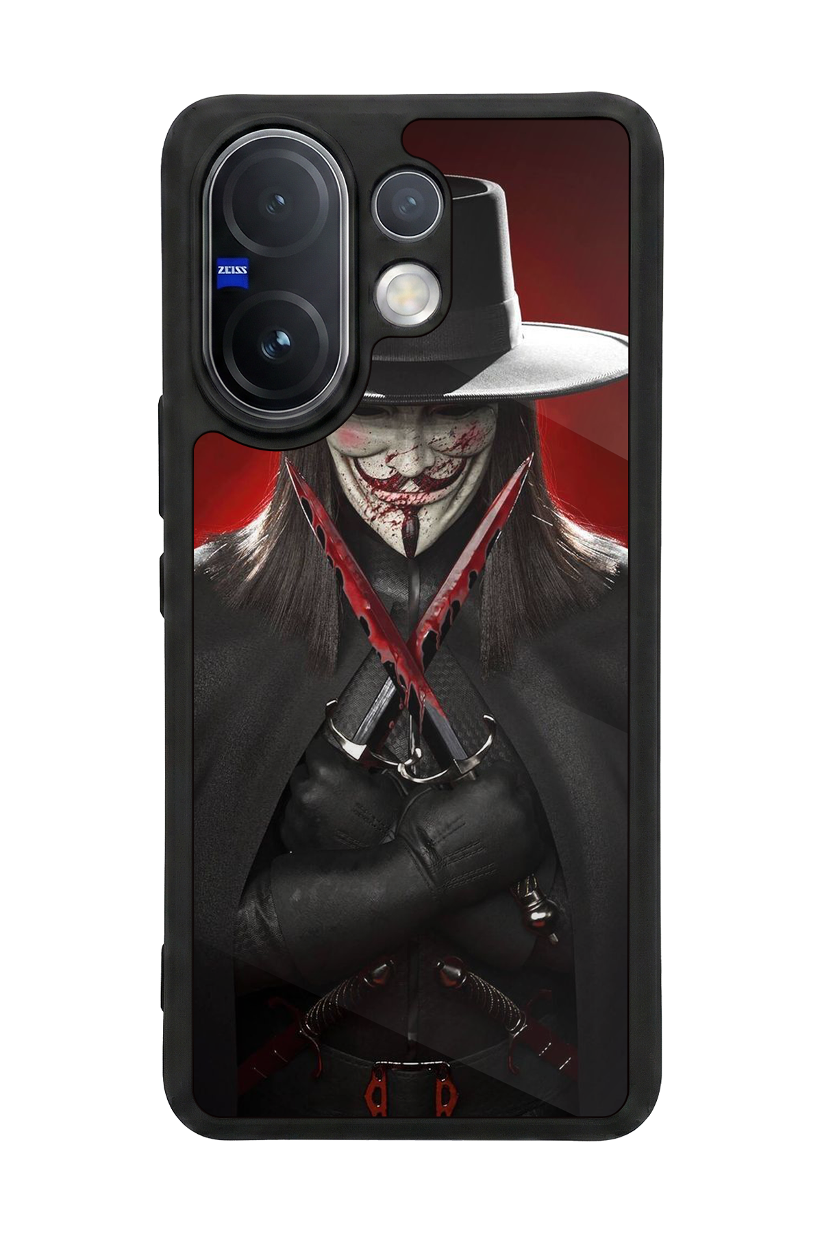Vivo V60 Uyumlu Vendetta Tasarımlı Glossy Premium Kılıf