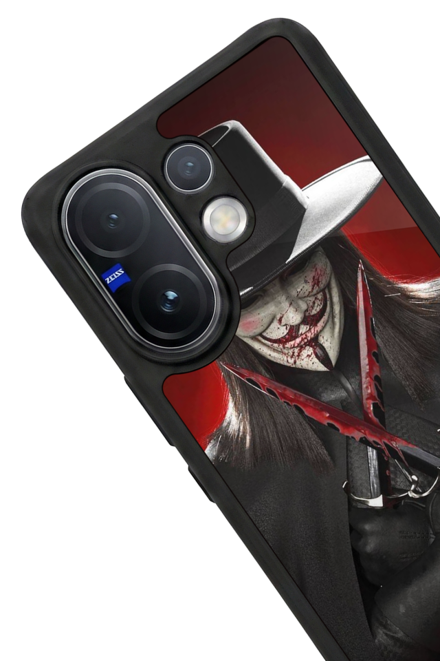 Vivo V60 Uyumlu Vendetta Tasarımlı Glossy Premium Kılıf