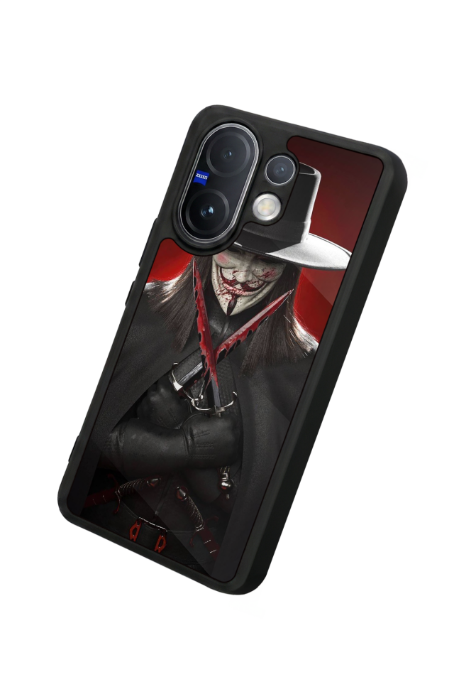 Vivo V60 Uyumlu Vendetta Tasarımlı Glossy Premium Kılıf