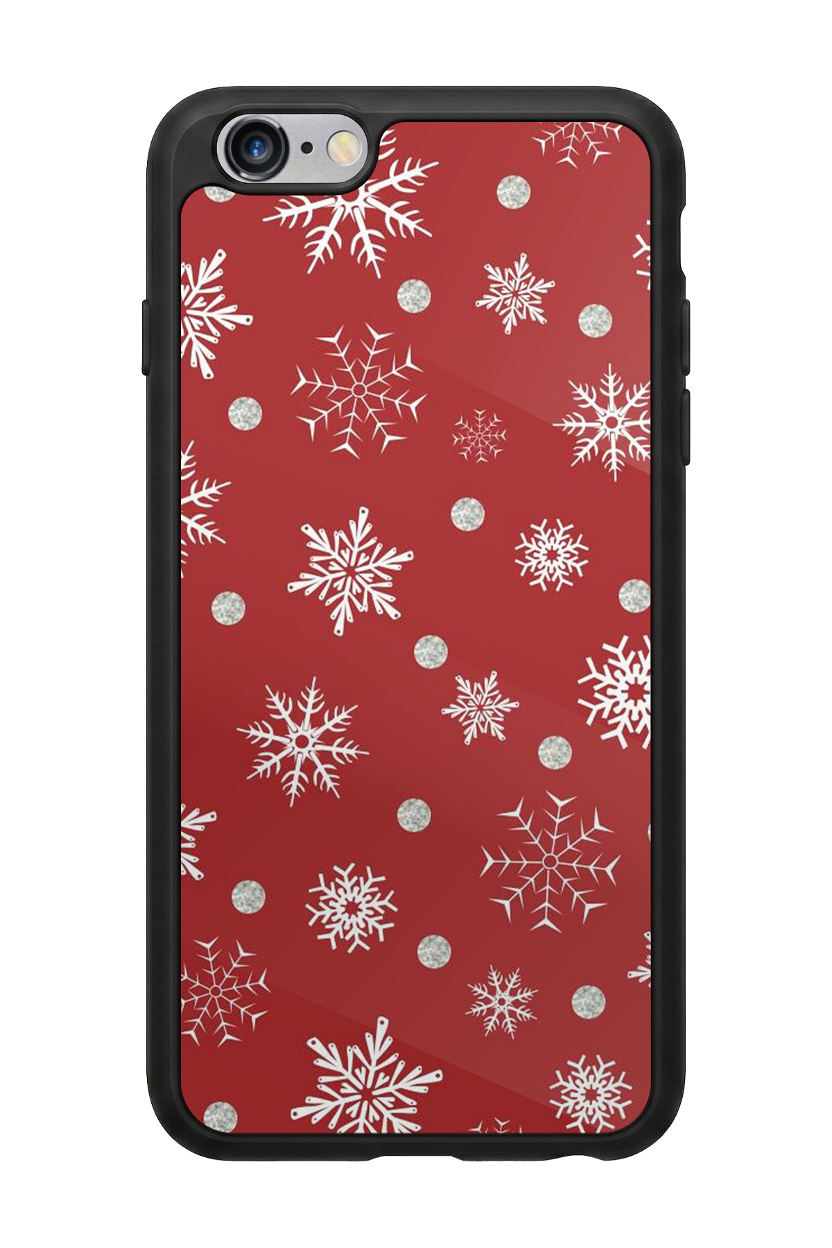 iPhone 6 Plus Uyumlu Yilbasi Christmas Tasarımlı Glossy Premium Kılıf