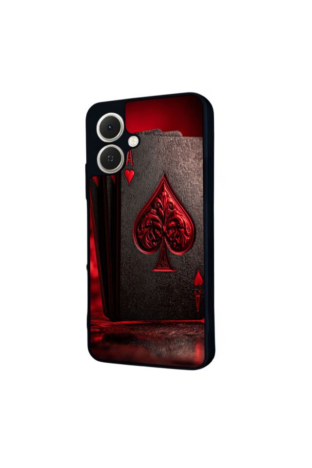 Tecno Spark GO 2 Uyumlu Kart Tasarımlı Glossy Premium Kılıf