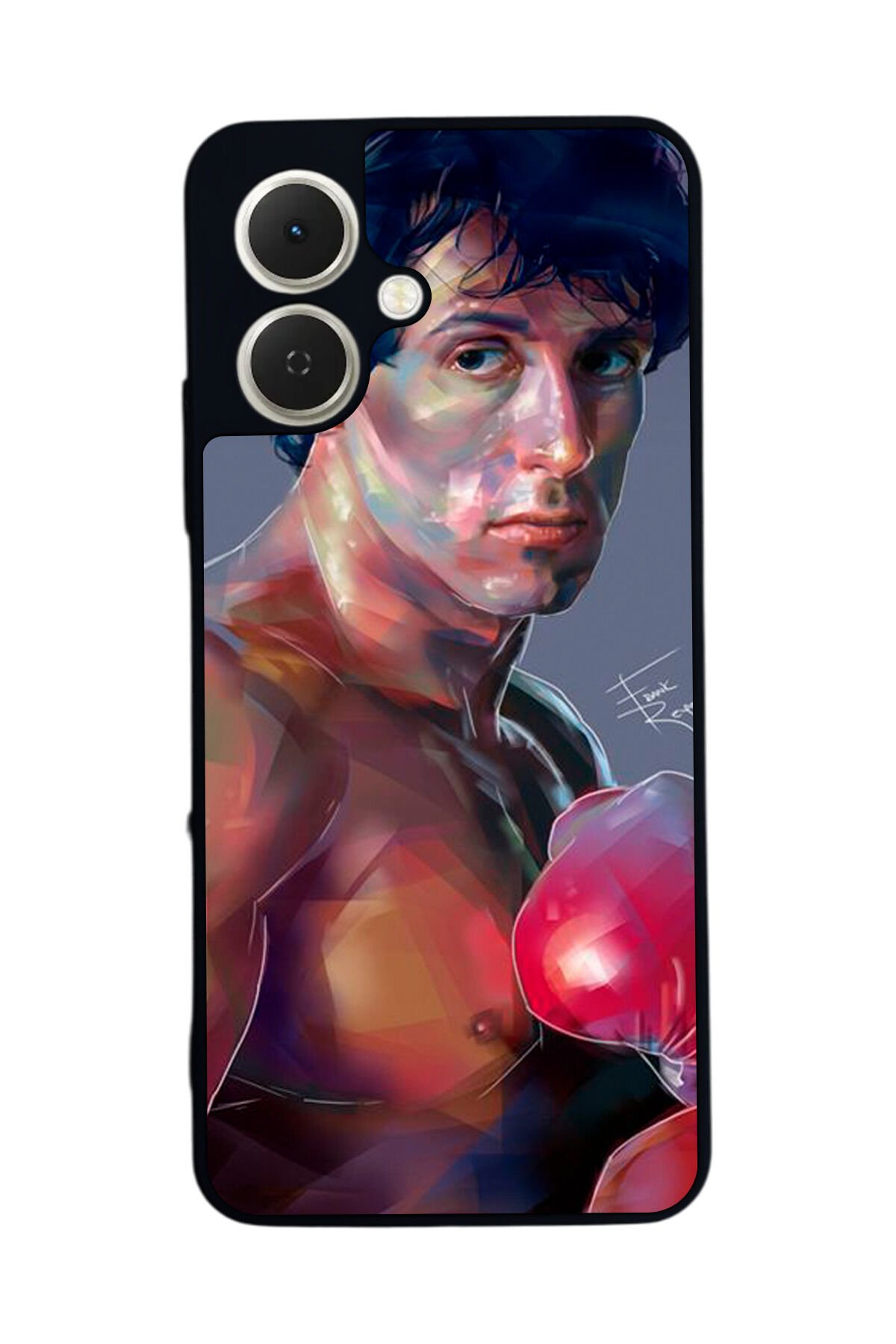 Tecno Spark GO 2 Uyumlu Rocky Tasarımlı Glossy Premium Kılıf