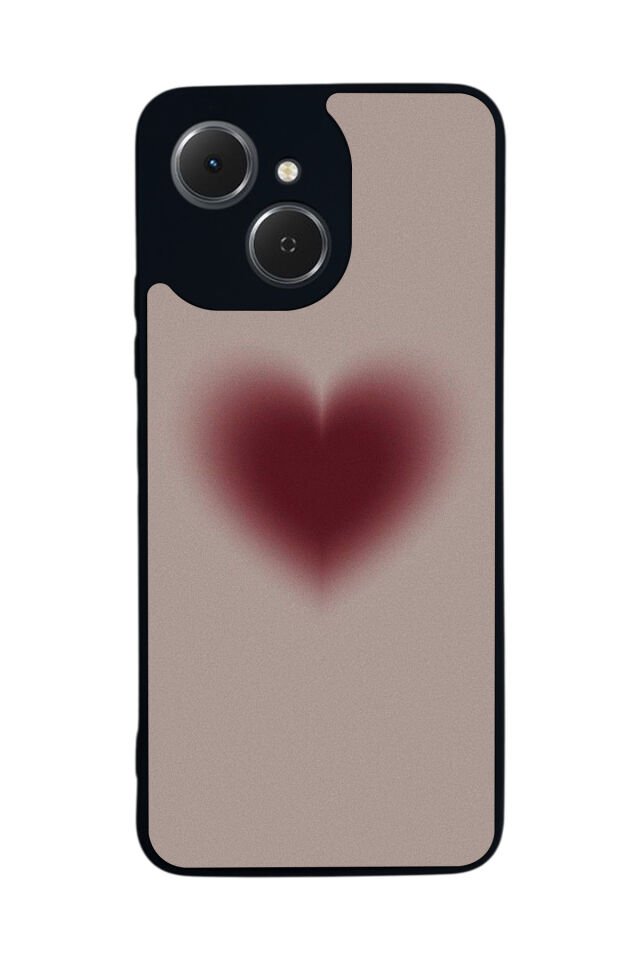 Tecno Spark 40C Uyumlu Kalp Love Tasarımlı Glossy Premium Kılıf