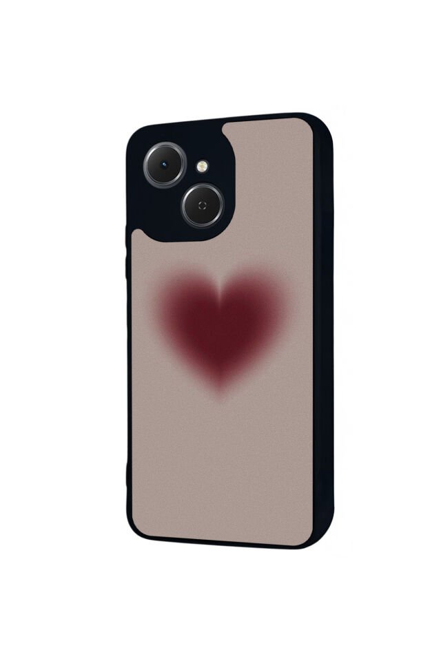 Tecno Spark 40C Uyumlu Kalp Love Tasarımlı Glossy Premium Kılıf