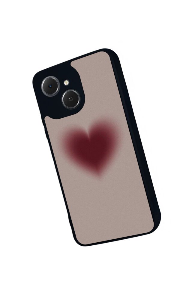Tecno Spark 40C Uyumlu Kalp Love Tasarımlı Glossy Premium Kılıf