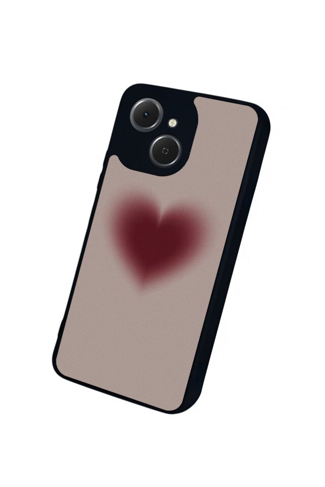 Tecno Spark 40C Uyumlu Kalp Love Tasarımlı Glossy Premium Kılıf