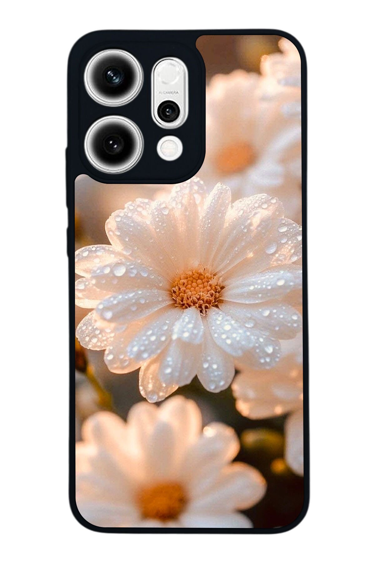 Oppo Reno 14 Uyumlu Cicek Tasarımlı Glossy Premium Kılıf