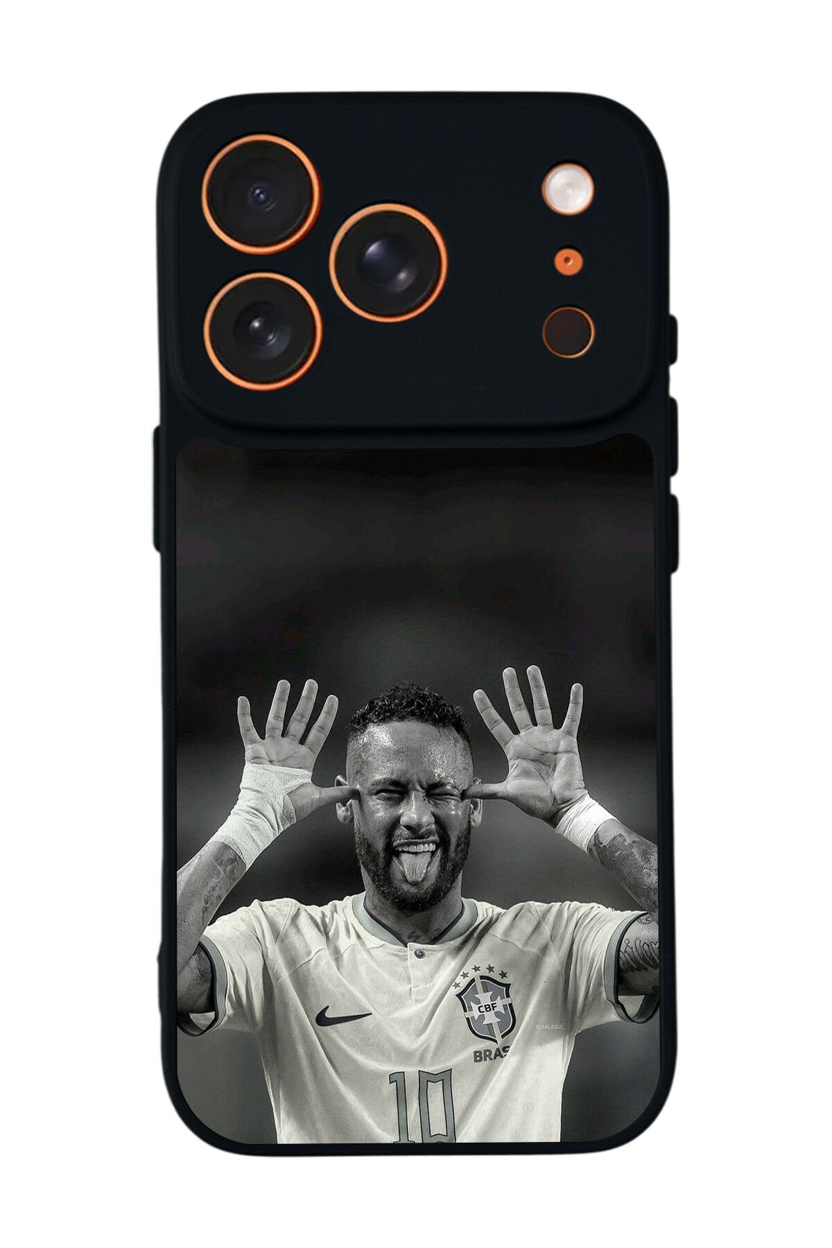 iPhone 17 Pro Uyumlu Neymar Tasarımlı Glossy Premium Kılıf