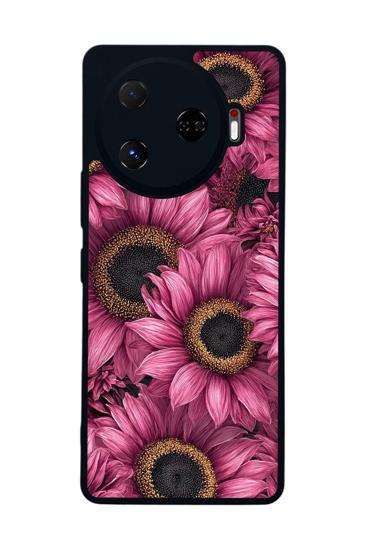 Tecno Camon 30 Pro Uyumlu Cicek Tasarımlı Glossy Premium Kılıf