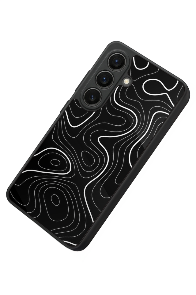 Samsung Galaxy S26 Uyumlu Çizgi Sanatı Tasarımlı Glossy Premium Kılıf