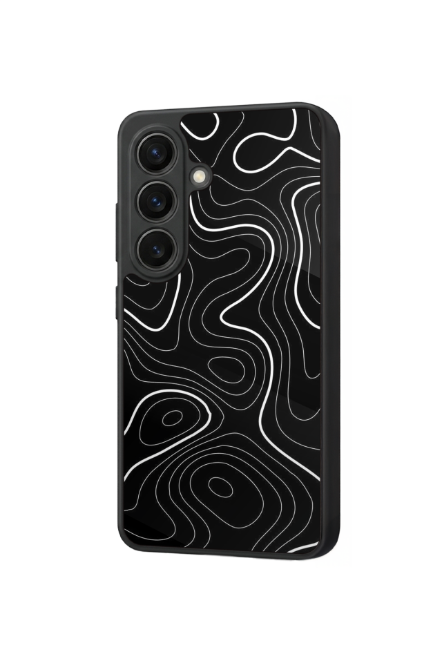 Samsung Galaxy S26 Uyumlu Çizgi Sanatı Tasarımlı Glossy Premium Kılıf