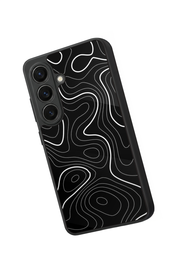 Samsung Galaxy S26 Uyumlu Çizgi Sanatı Tasarımlı Glossy Premium Kılıf