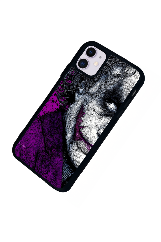 iPhone 11 Uyumlu Joker Tasarımlı Glossy Premium Kılıf