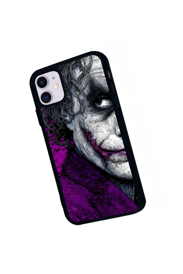 iPhone 11 Uyumlu Joker Tasarımlı Glossy Premium Kılıf