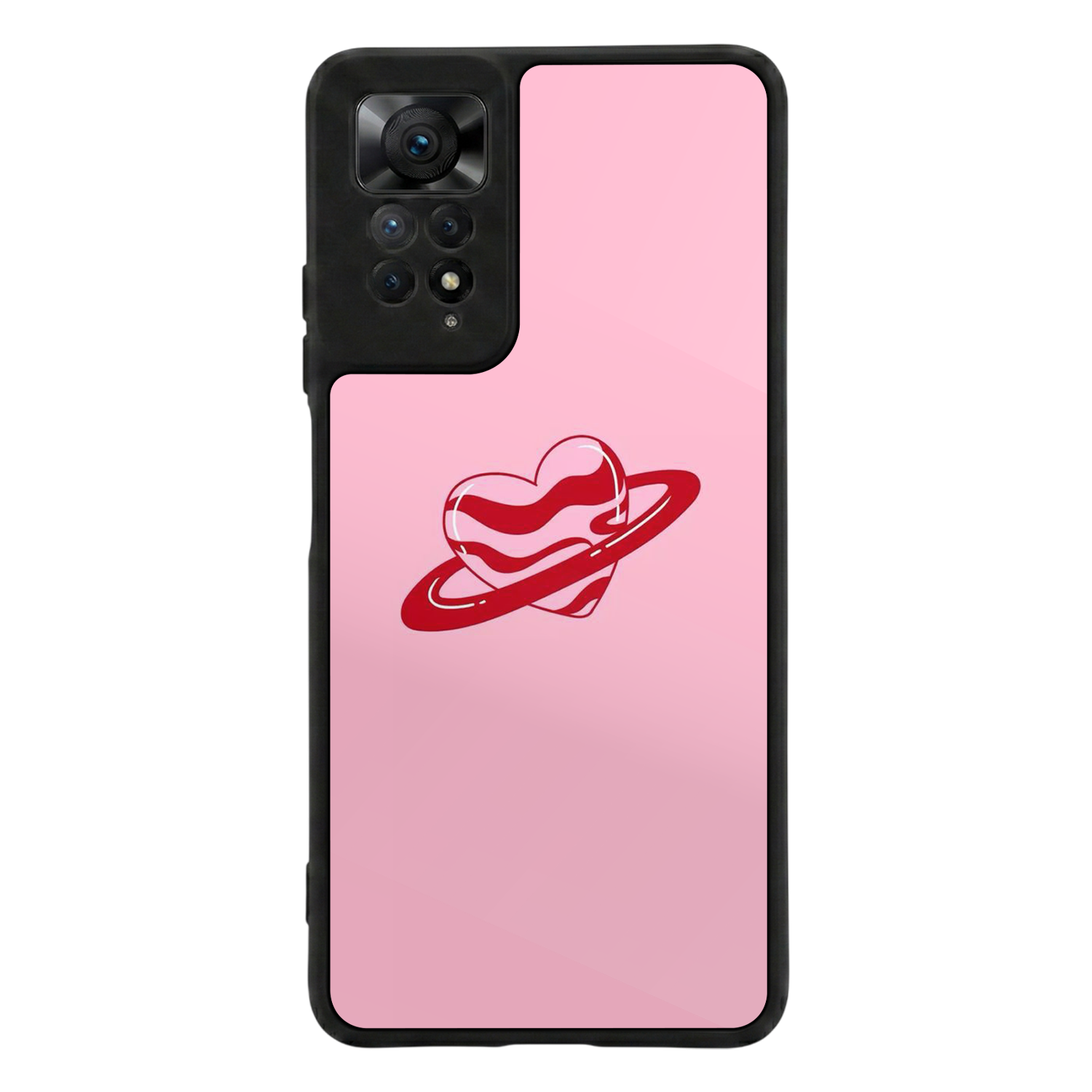 Xiaomi Redmi Note 11 Pro Uyumlu Kalp Love Tasarımlı Glossy Premium Kılıf