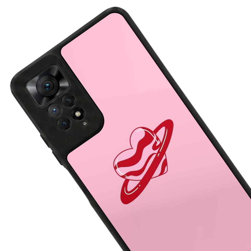 Xiaomi Redmi Note 11 Pro Uyumlu Kalp Love Tasarımlı Glossy Premium Kılıf