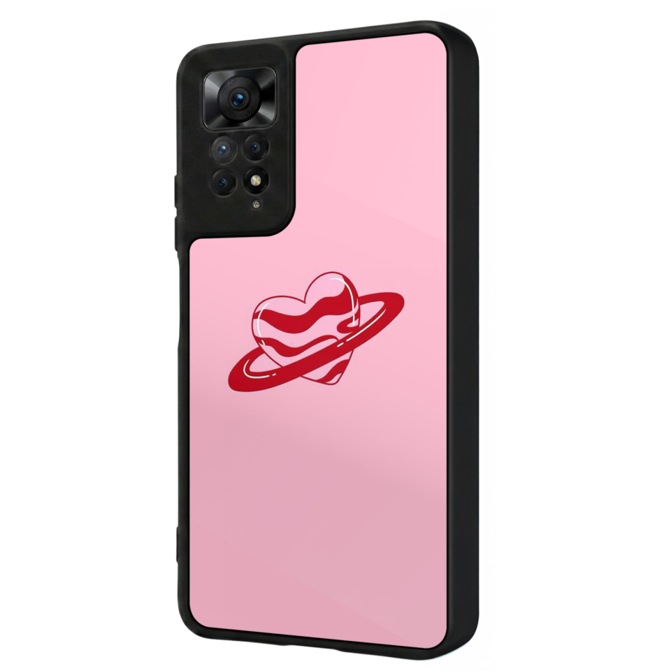 Xiaomi Redmi Note 11 Pro Uyumlu Kalp Love Tasarımlı Glossy Premium Kılıf