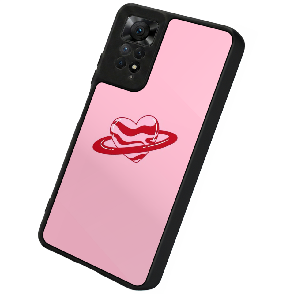 Xiaomi Redmi Note 11 Pro Uyumlu Kalp Love Tasarımlı Glossy Premium Kılıf