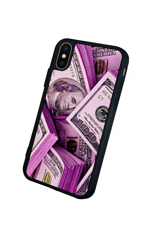 iPhone XS Max Uyumlu Money Para Tasarımlı Glossy Premium Kılıf