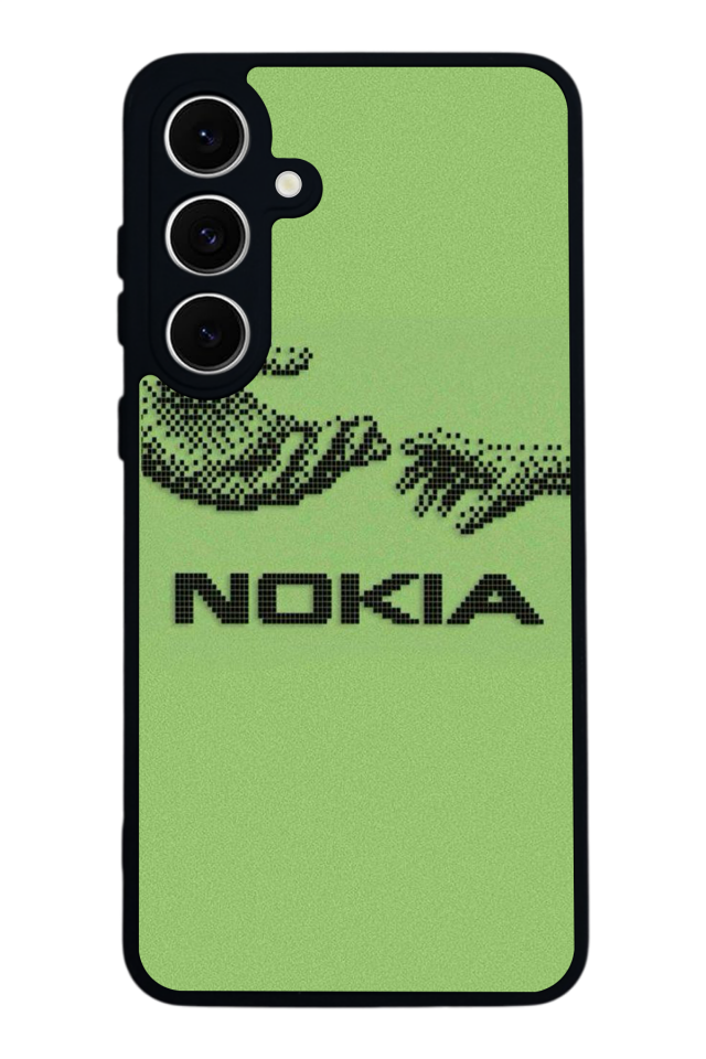 Samsung Galaxy S24 FE Uyumlu Nokia Tasarımlı Glossy Premium Kılıf