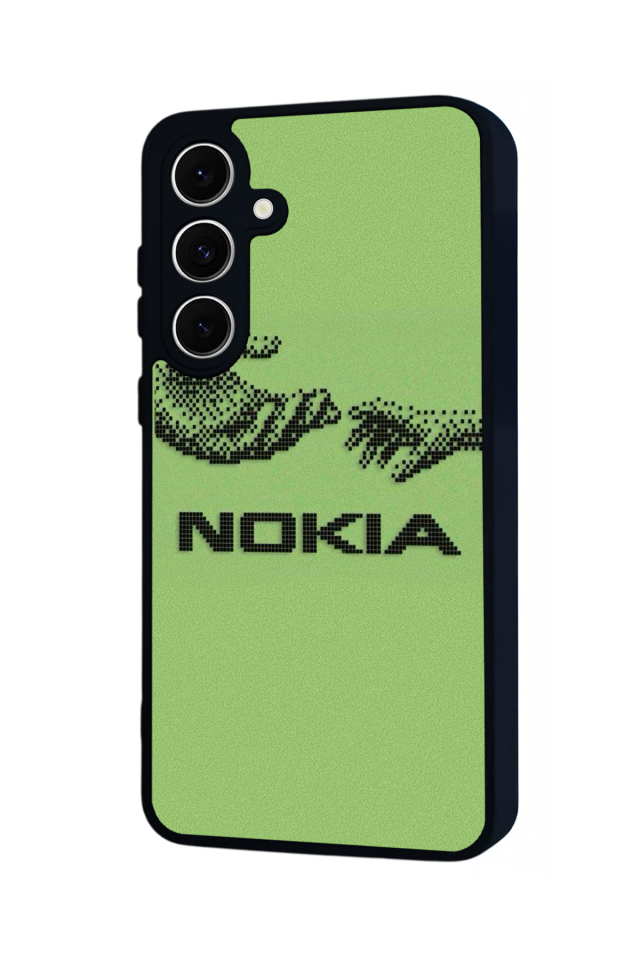 Samsung Galaxy S24 FE Uyumlu Nokia Tasarımlı Glossy Premium Kılıf