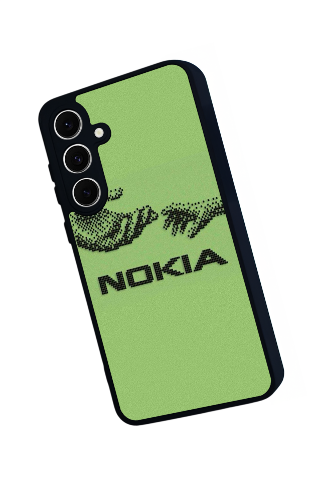 Samsung Galaxy S24 FE Uyumlu Nokia Tasarımlı Glossy Premium Kılıf