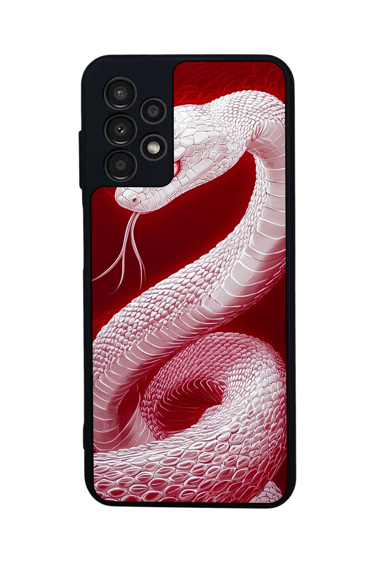 Samsung Galaxy A23 Uyumlu Yılan Tasarımlı Glossy Premium Kılıf