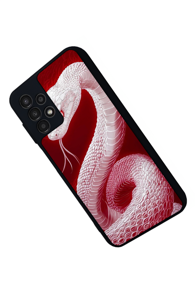 Samsung Galaxy A23 Uyumlu Yılan Tasarımlı Glossy Premium Kılıf