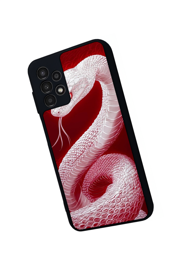 Samsung Galaxy A23 Uyumlu Yılan Tasarımlı Glossy Premium Kılıf