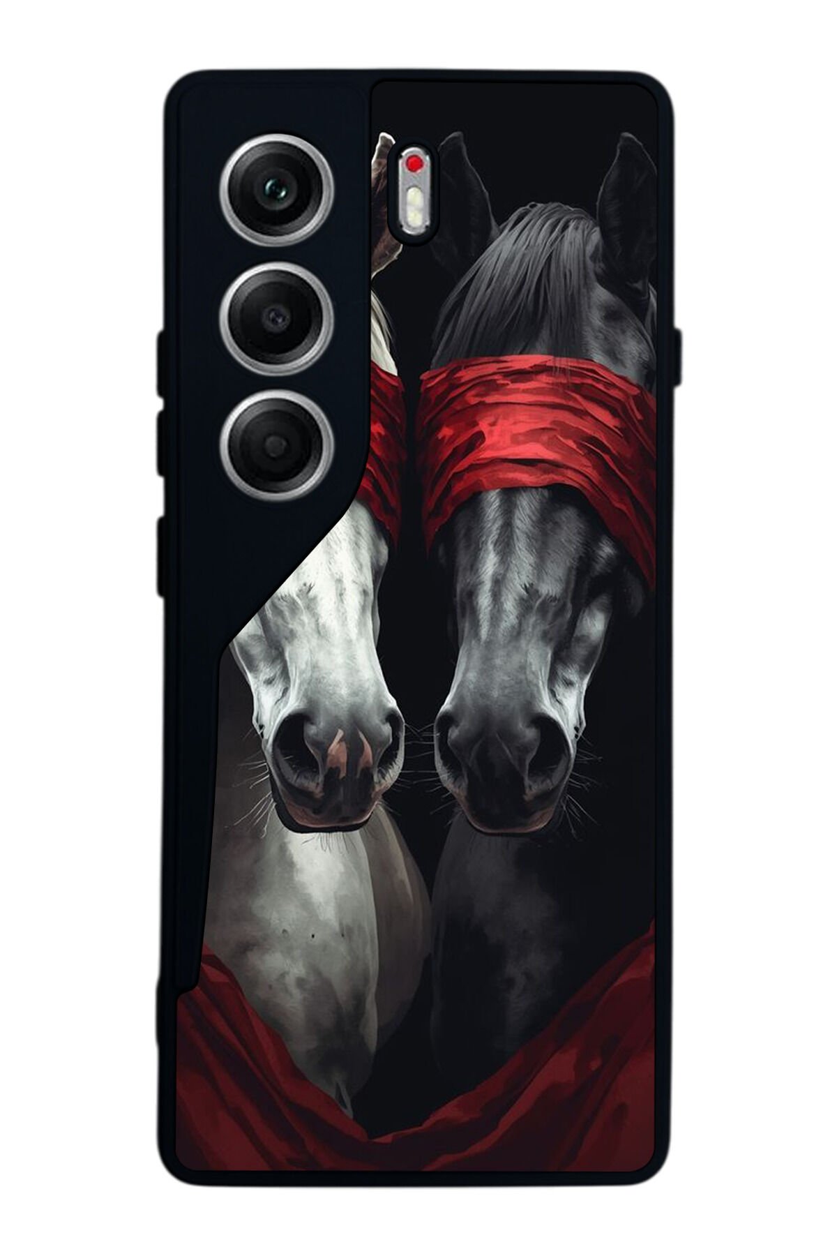 Tecno Camon 40 Uyumlu At Horse Tasarımlı Glossy Premium Kılıf