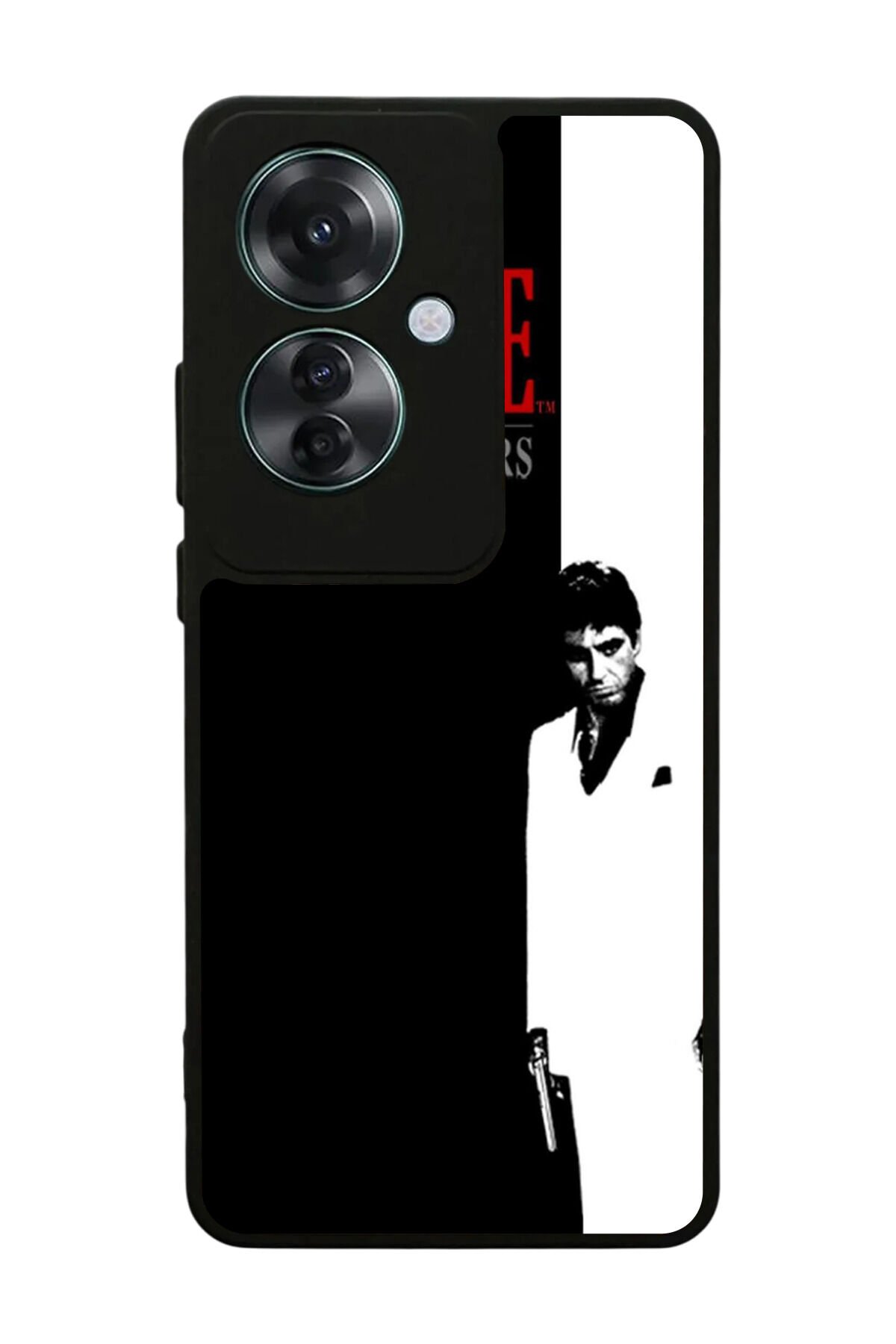 Oppo Reno 11F Uyumlu Scarface Tasarımlı Glossy Premium Kılıf