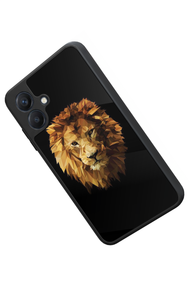 Samsung Galaxy A07 Uyumlu Aslan Tasarımlı Glossy Premium Kılıf