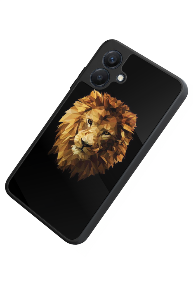 Samsung Galaxy A07 Uyumlu Aslan Tasarımlı Glossy Premium Kılıf