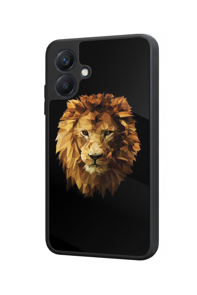 Samsung Galaxy A07 Uyumlu Aslan Tasarımlı Glossy Premium Kılıf