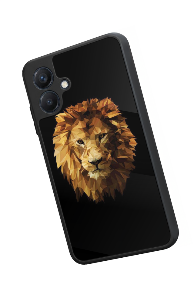 Samsung Galaxy A07 Uyumlu Aslan Tasarımlı Glossy Premium Kılıf