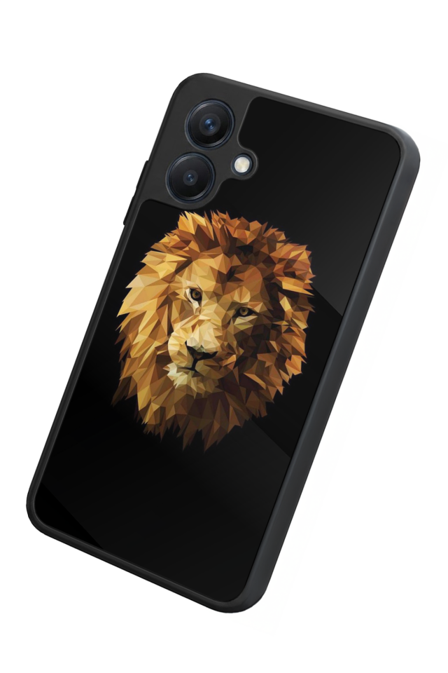 Samsung Galaxy A07 Uyumlu Aslan Tasarımlı Glossy Premium Kılıf