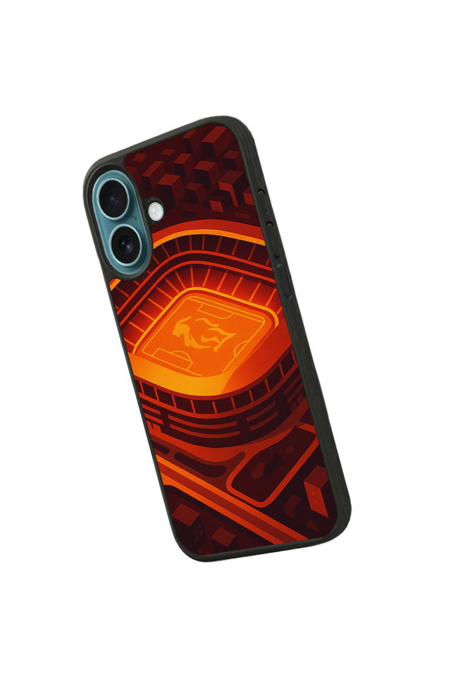 iPhone 16 Uyumlu Aslan Tasarımlı Glossy Premium Kılıf
