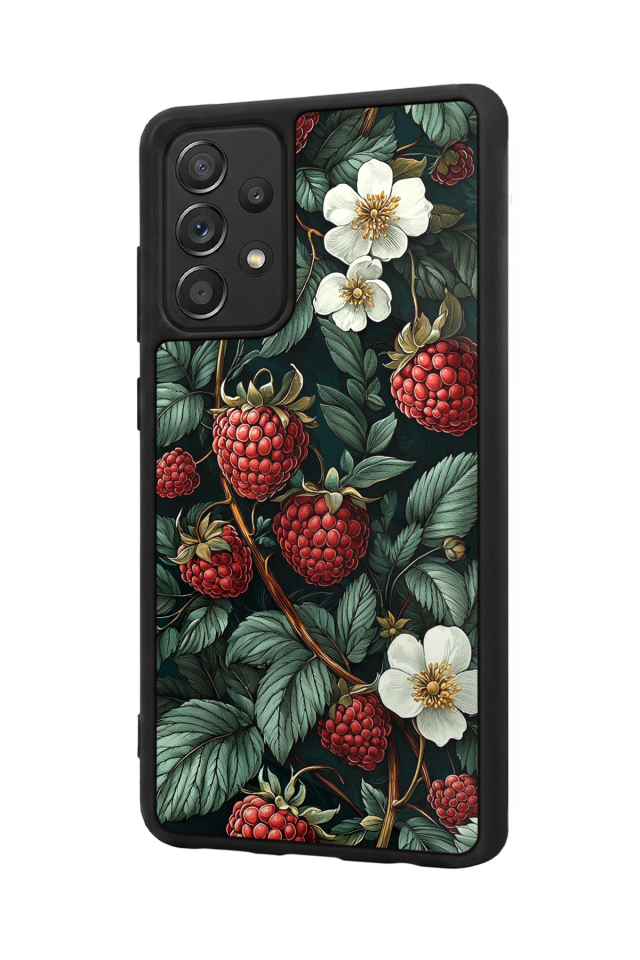 Samsung Galaxy A72 Uyumlu Botanik Tasarımlı Glossy Premium Kılıf