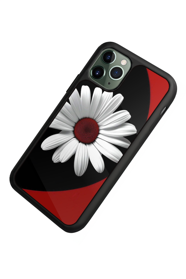 iPhone 11 Pro Max Uyumlu Cicek Tasarımlı Glossy Premium Kılıf