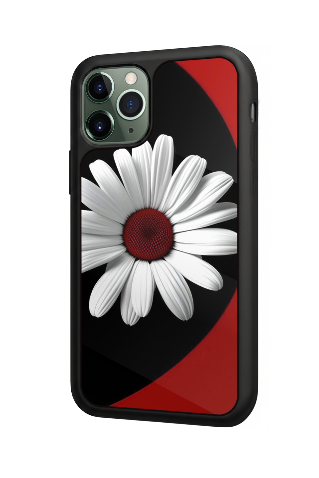 iPhone 11 Pro Max Uyumlu Cicek Tasarımlı Glossy Premium Kılıf
