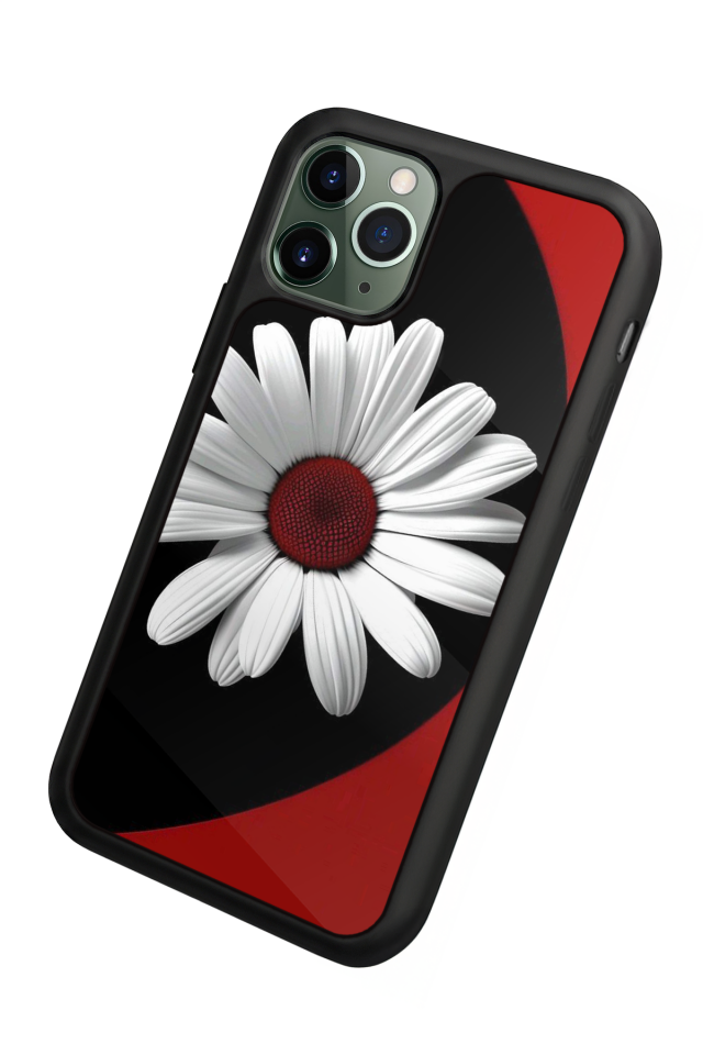 iPhone 11 Pro Max Uyumlu Cicek Tasarımlı Glossy Premium Kılıf
