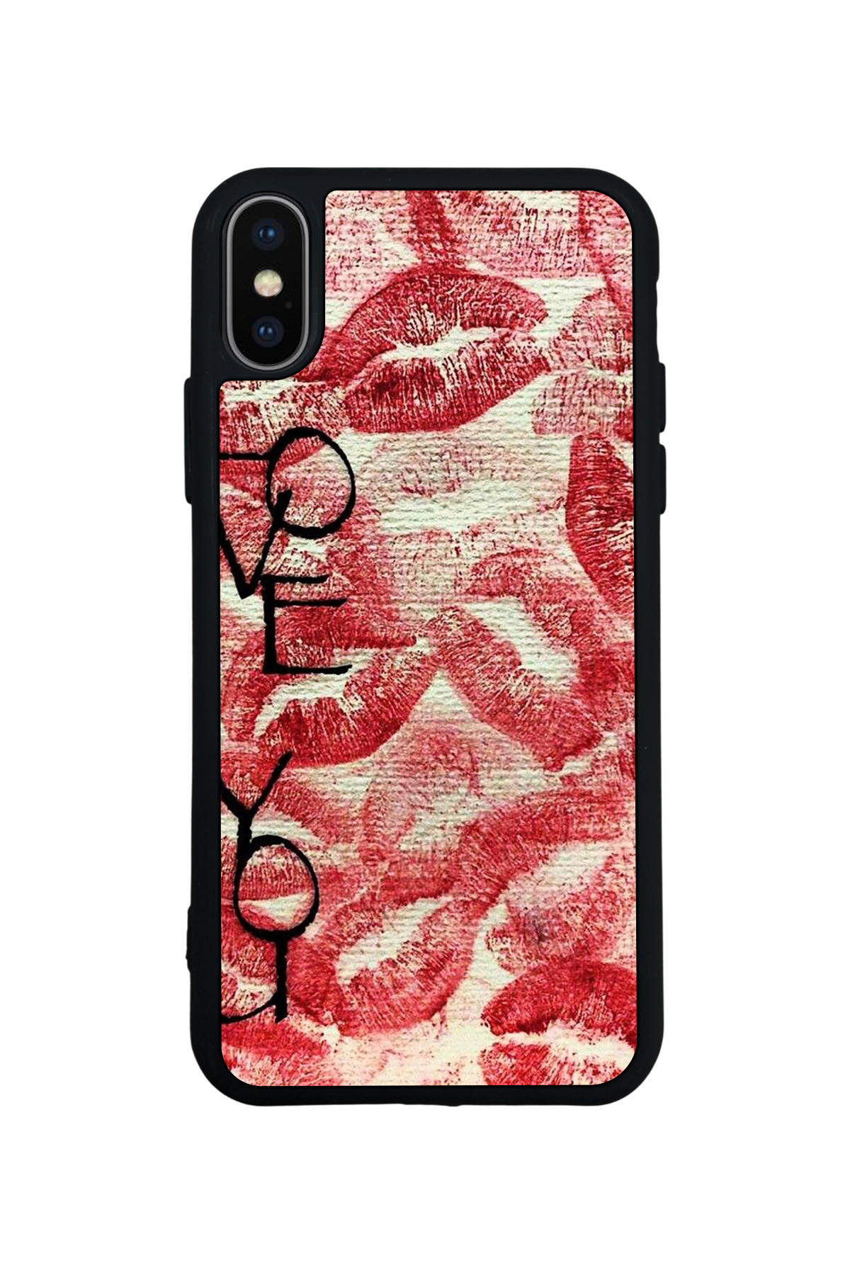 iPhone X/ XS Uyumlu Dudak Tasarımlı Glossy Premium Kılıf