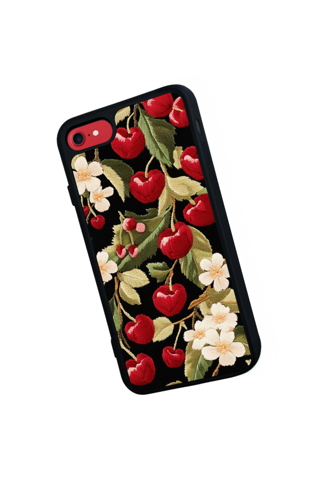 iPhone 8 Uyumlu Floral Tasarımlı Glossy Premium Kılıf