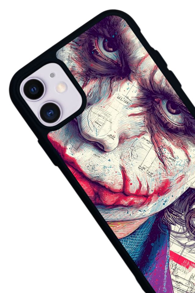 iPhone 11 Uyumlu Joker Tasarımlı Glossy Premium Kılıf