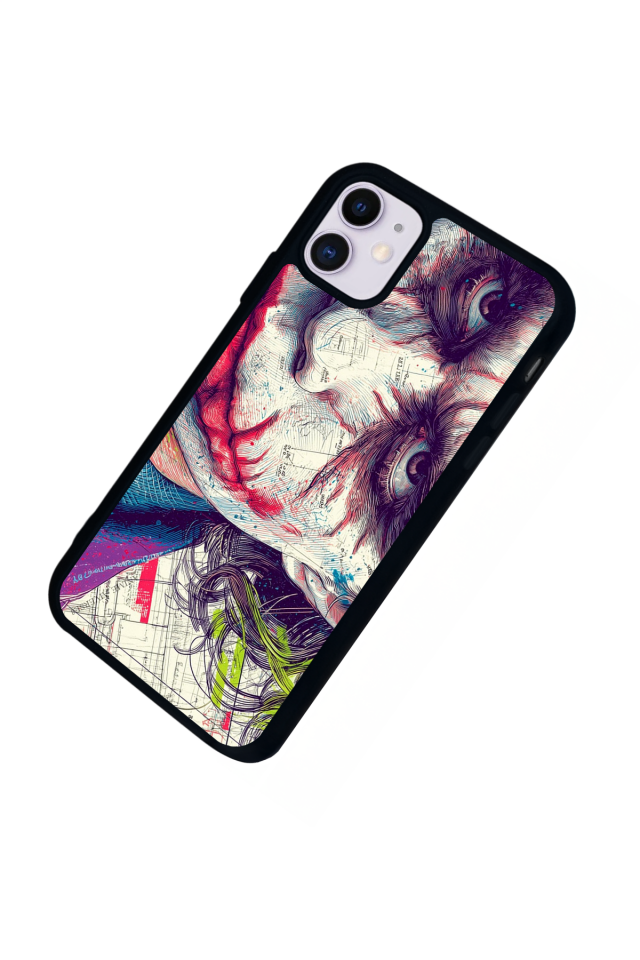 iPhone 11 Uyumlu Joker Tasarımlı Glossy Premium Kılıf