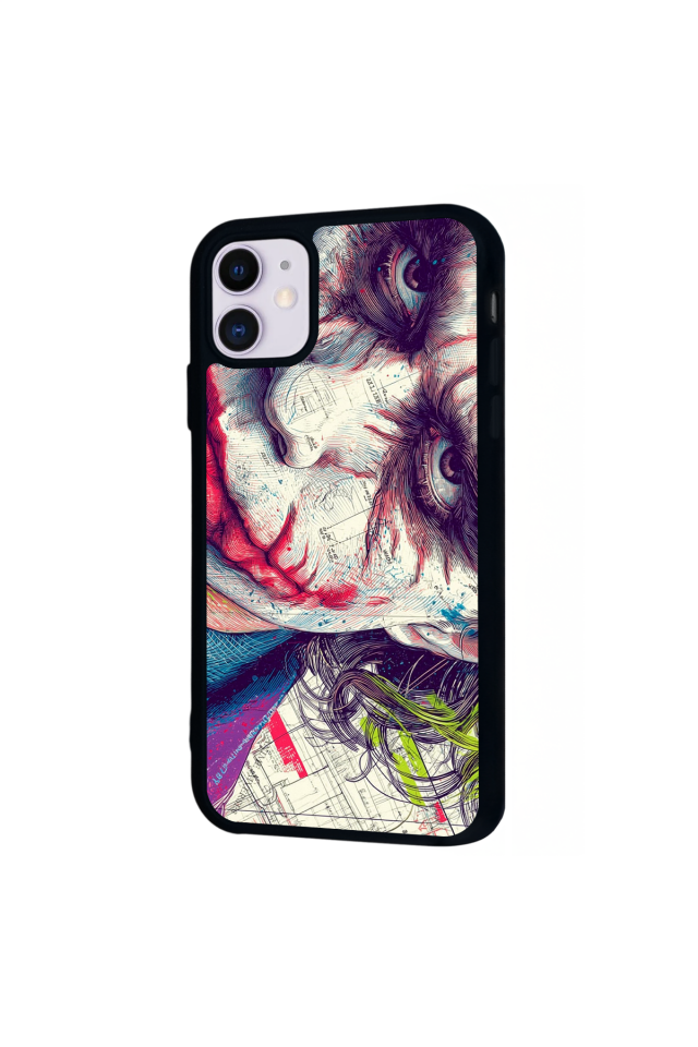 iPhone 11 Uyumlu Joker Tasarımlı Glossy Premium Kılıf