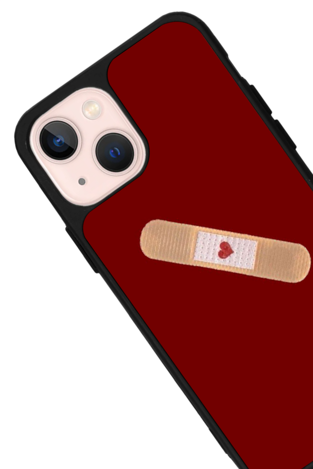 iPhone 15 Plus Uyumlu Kalp Love Tasarımlı Glossy Premium Kılıf