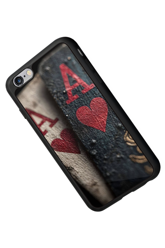 iPhone 6 Plus Uyumlu Kart Tasarımlı Glossy Premium Kılıf
