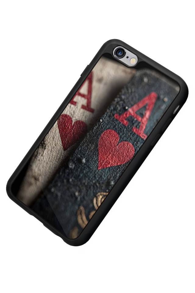 iPhone 6 Plus Uyumlu Kart Tasarımlı Glossy Premium Kılıf